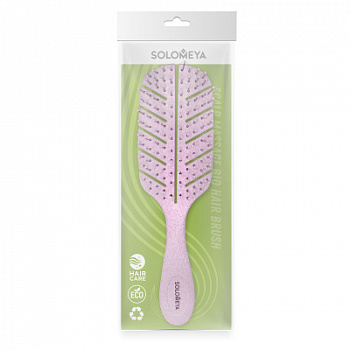 Scalp massage bio hair brush Light pink