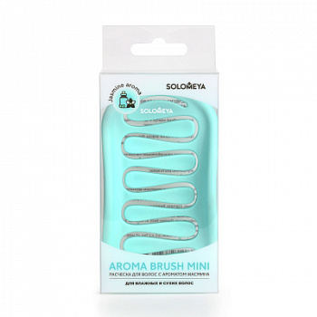 Solomeya Aroma Brush for Wet&Dry hair Jasmine mini