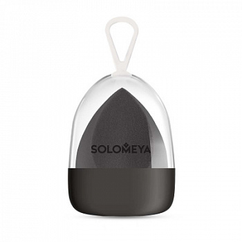 Solomeya Flat End blending sponge Black