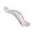 Solomeya Straw Banana Hair Clip, Lilac