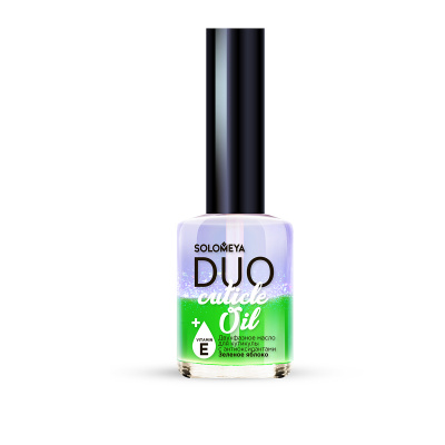 Solomeya Duo Cuticle Oil with antioxidants Green Apple 12 ml